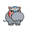 河馬變臉logo